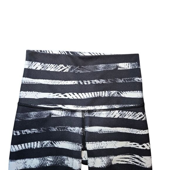 Lululemon Wunder Under Pant - Shady Palms Black White - Picture 2 of 9